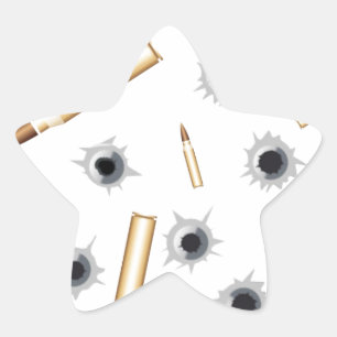 BULLETSNBULLETHOLES.png Star Sticker