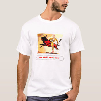 Bullfighter Carnival Cutout T-Shirt