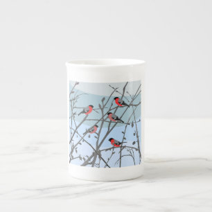 Bullfinches Bone China Mug