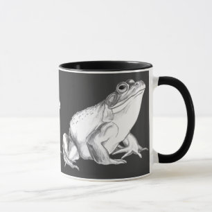 Bullfrog Art Mug Frog Coffee Cup Frog Mug