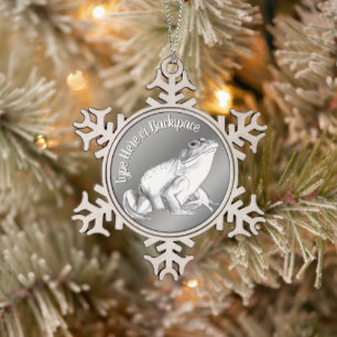 Bullfrog Art Ornament Personalised Frog Decoration