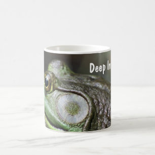 Bullfrog Deep In Thought Funny Coffee Mug
