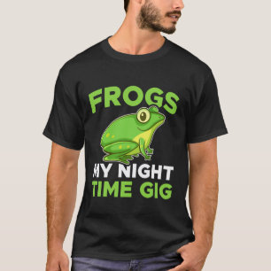 Bullfrog Gigging Spear Frog Hunting Catching Net T-Shirt