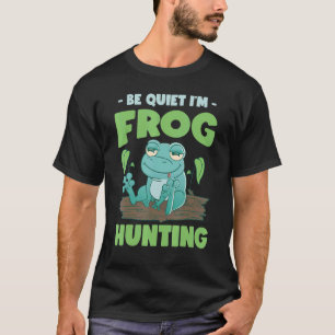 Bullfrog Hunter Frog Gigging Frog Catching T-Shirt