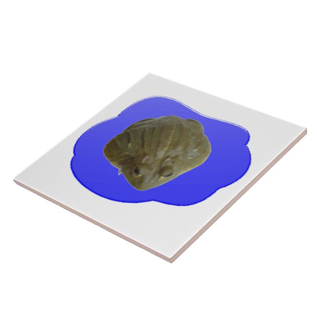 Bullfrog in Pond Tile (Side)