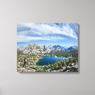 Bullfrog Lake and Kearsarge Pass - Sierra - Canvas Print