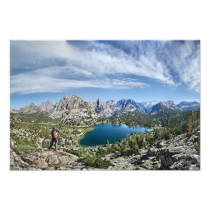Bullfrog Lake and Kearsarge Pass - Sierra Photo Print