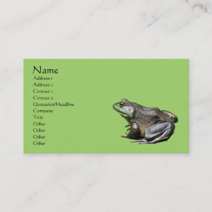 Bullfrog Nature Business Card