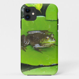 Bullfrog on Lilypads iPhone 11 Case
