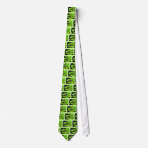 Bullfrog on Lilypads Tie