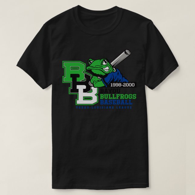 Bullfrogs Baseball T-Shirt (Design Front)
