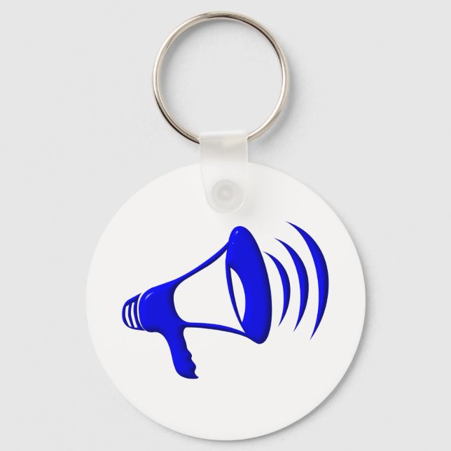 Bullhorn - Add your own words Key Ring (Front)