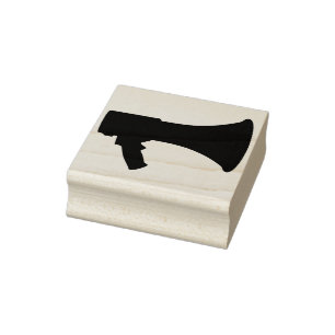 bullhorn art stamp