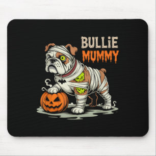 Bullie Mummy Halloween Bulldog Mouse Mat