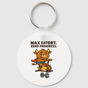 Bullio Fitness Keychain – Double-Sided Humor