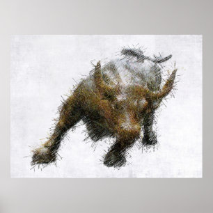 BULLISH on the MARKETS Poster