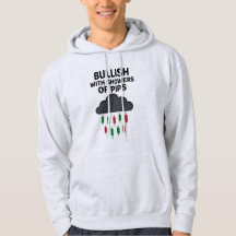 Bullish with showers of pips Hoodie