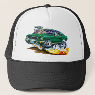 Bullitt Mustang with Big Engine Trucker Hat