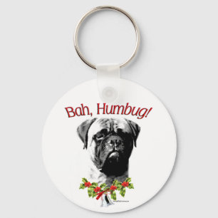 Bullmastiff Bah Humbug Key Ring