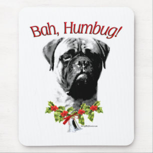 Bullmastiff Bah Humbug Mouse Mat