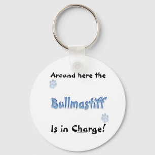 Bullmastiff Charge Keychain