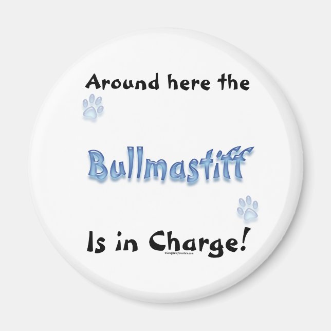 Bullmastiff Charge - Magnet (Front)