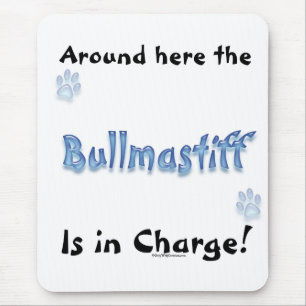 Bullmastiff Charge Mouse Mat