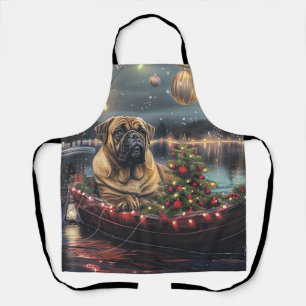 Bullmastiff Christmas Festive Voyage Apron