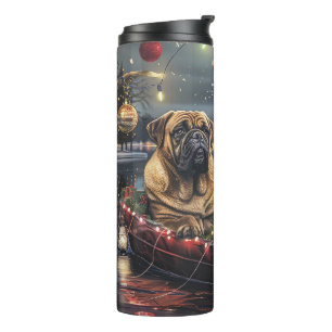 Bullmastiff Christmas Festive Voyage Thermal Tumbler