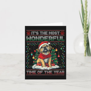 Bullmastiff Christmas Tree Decorations Dog Lover X Card