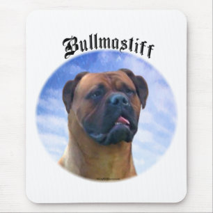 Bullmastiff Clouds Mouse Mat