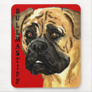 Bullmastiff Colour Block Mouse Mat