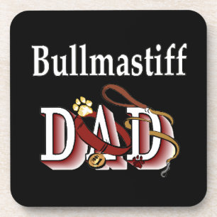Bullmastiff Dad Coaster
