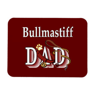 Bullmastiff Dad Magnet