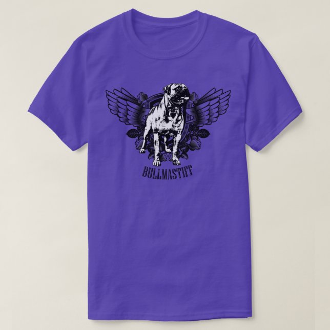Bullmastiff dog 6  T-Shirt (Design Front)