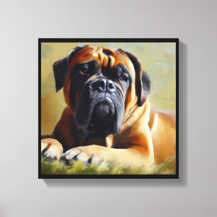 Bullmastiff Dog Canvas Print