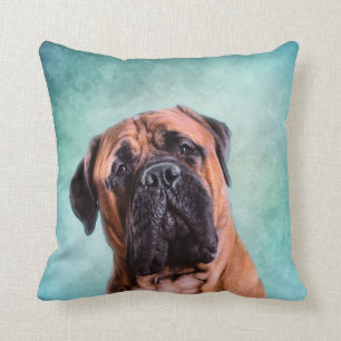 Bullmastiff dog cushion