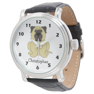 Bullmastiff Dog Design Watch
