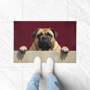 Bullmastiff Dog Doormat Art