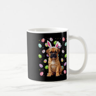 Bullmastiff Dog Easter Egg Hunt Bunny Ear Bullmast Coffee Mug