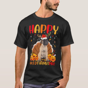 Bullmastiff Dog  Happy Bullmastiff Hellothanksmas T-Shirt