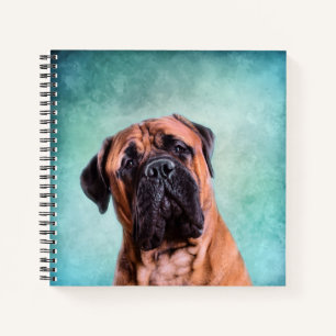 Bullmastiff dog notebook
