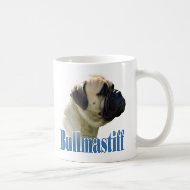 Bullmastiff (fawn) Name Coffee Mug (Right)