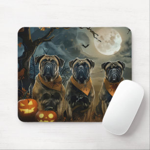 Bullmastiff Halloween Spooky Mouse Mat