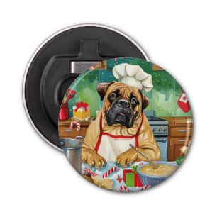 Bullmastiff Holiday Baking: Festive Christmas Bottle Opener