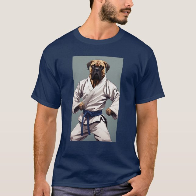 Bullmastiff karate 2 T-Shirt (Front)