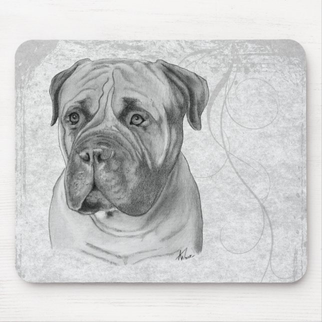 Bullmastiff Mouse Mat (Front)