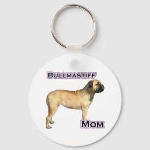 Bullmastiff Mum 4 - Keychain