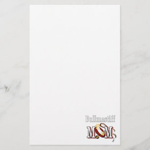 Bullmastiff Mum Stationery