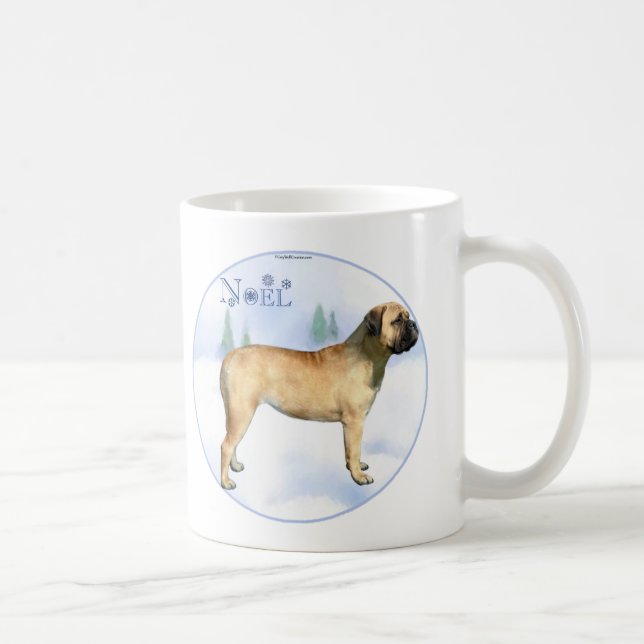 Bullmastiff Noel Mug (Right)